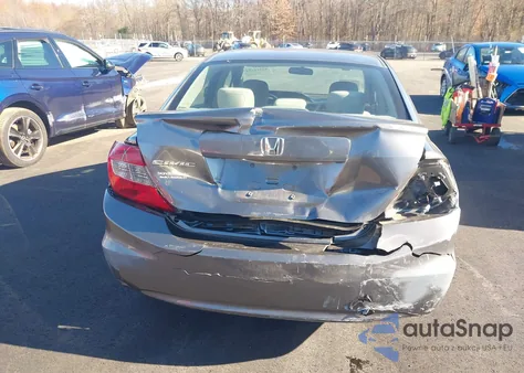 2012 Honda Civic Ex from USA, damaged, VIN 19XFB2F81CE318377